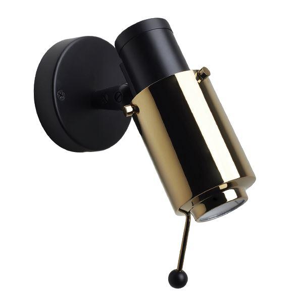 Biny 243 Wall lamp Black & Gold