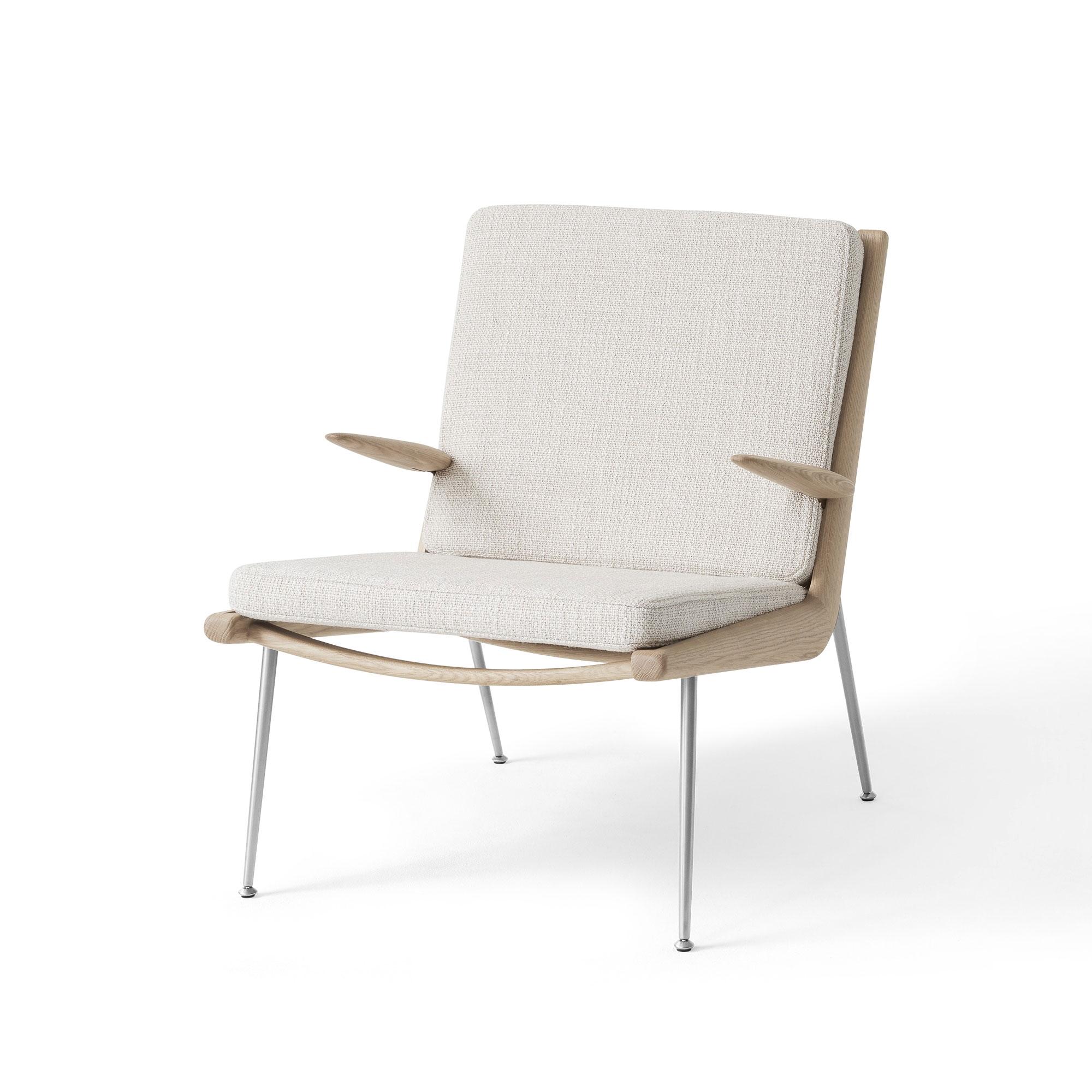 &Tradition Boomerang HM2 Lænestol Olieret Eg/Loop Cream K5042/33/Stål