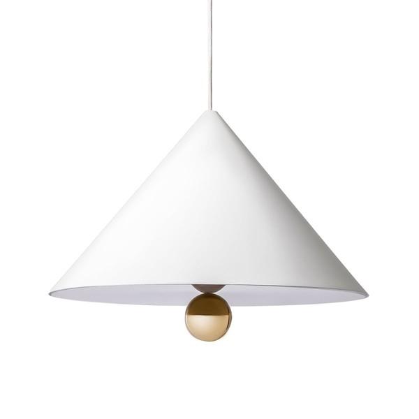 Petite Friture CHERRY Duza Lampa Wiszaca Bialo-zlota
