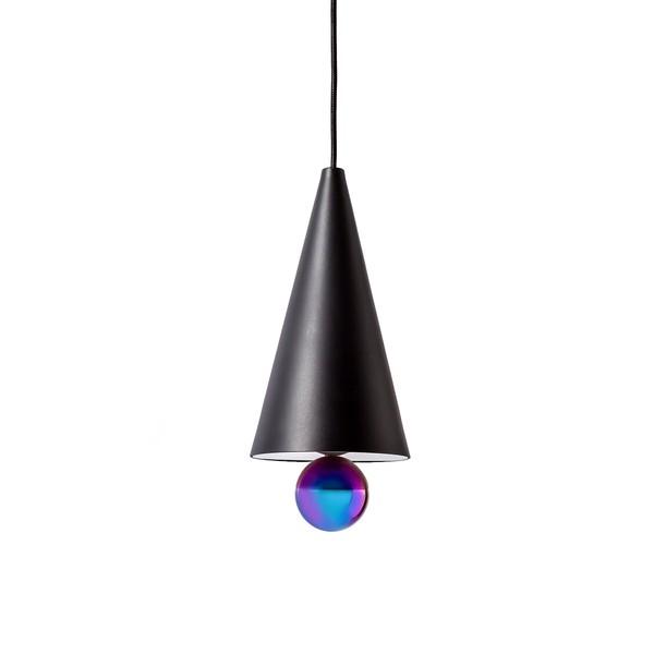Petite Friture CHERRY Petite Suspension Noir & Arc-en-ciel