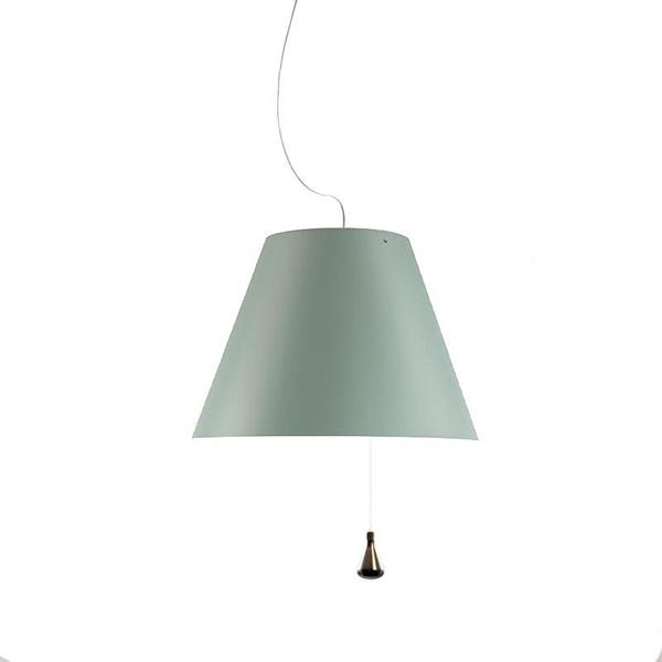 Luceplan Costanza Pendant Up/Down Alu/Comfort Green