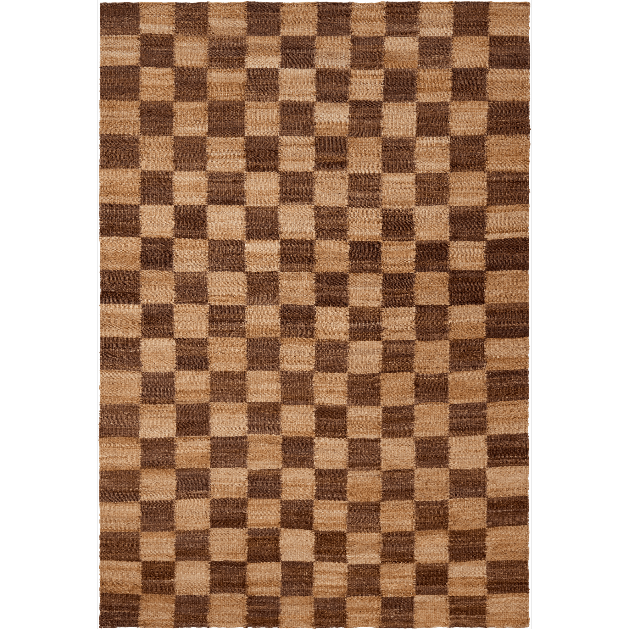 Decotique Chess Vloerkleed 200x300 Jute/Bruin