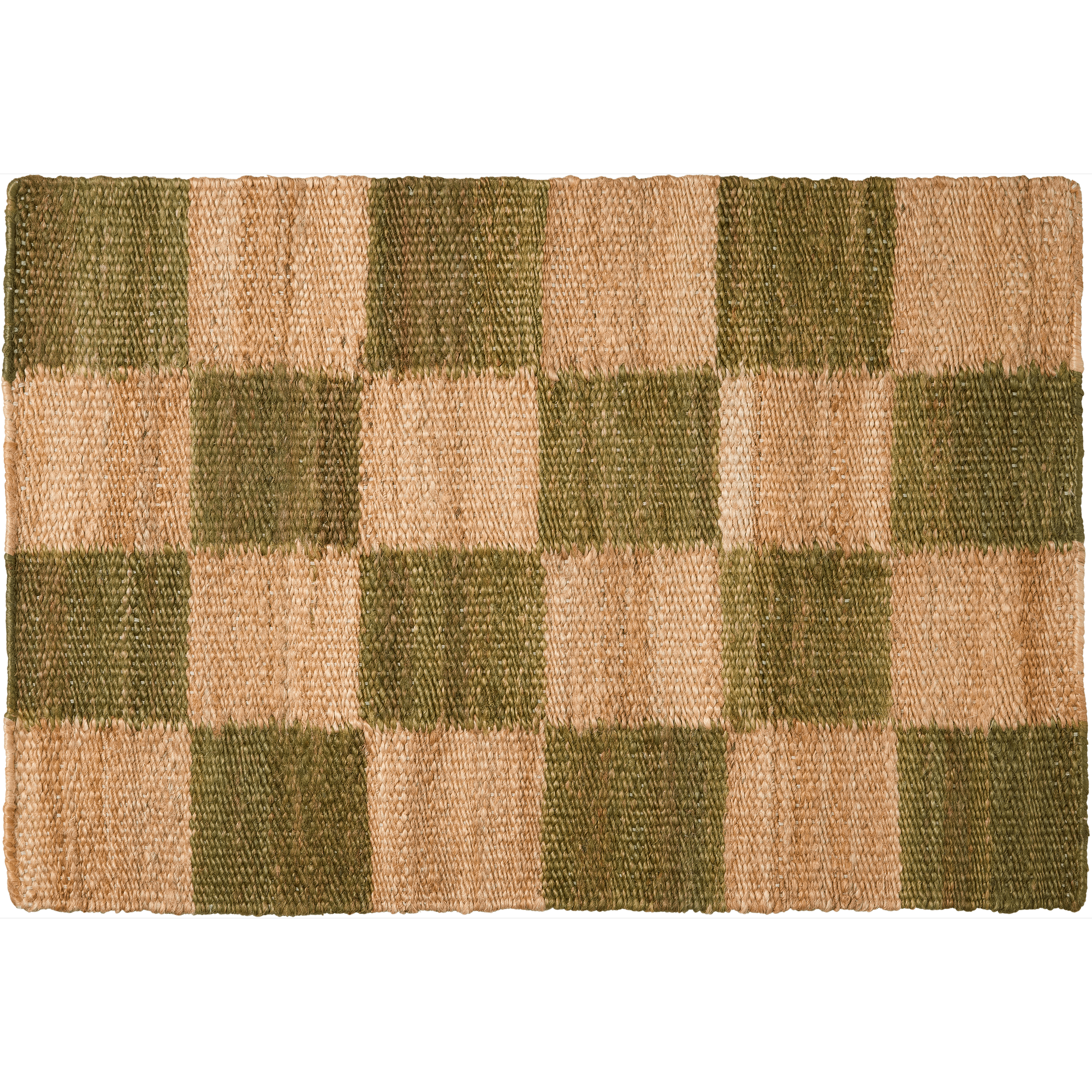 Decotique Chess Deurmat 60x90 Jute/Groen