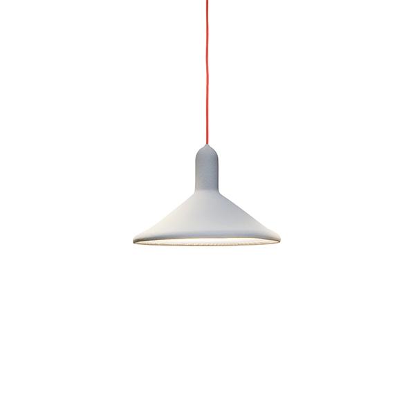 Established & Sons Torch S3 Pendant Grey w. Red Cord