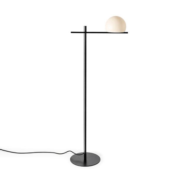 Estiluz Circ Floor Lamp Outdoor Black