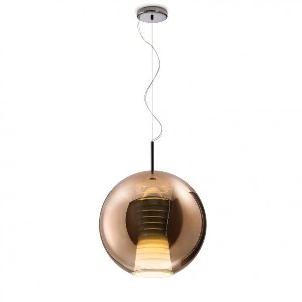 Fabbian Large Pendant Beluga Royal D57 Bronze