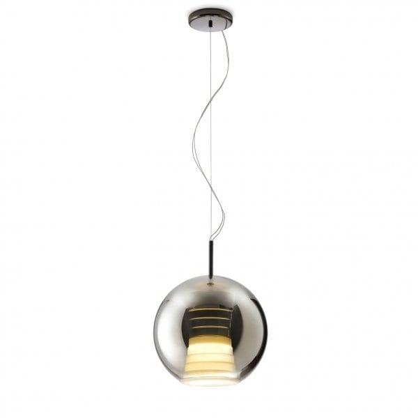 Fabbian Medium Pendant Beluga Royal D57 Titanium