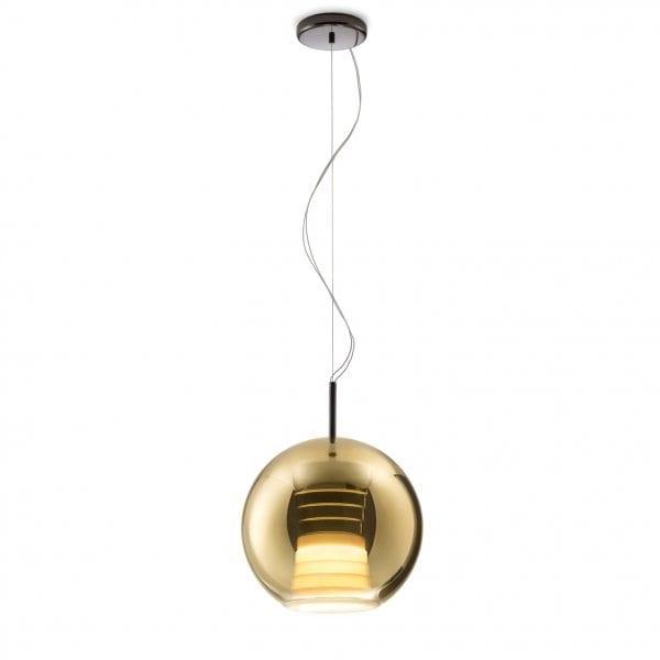 Fabbian Medium Pendant Beluga Royal D57 Gold