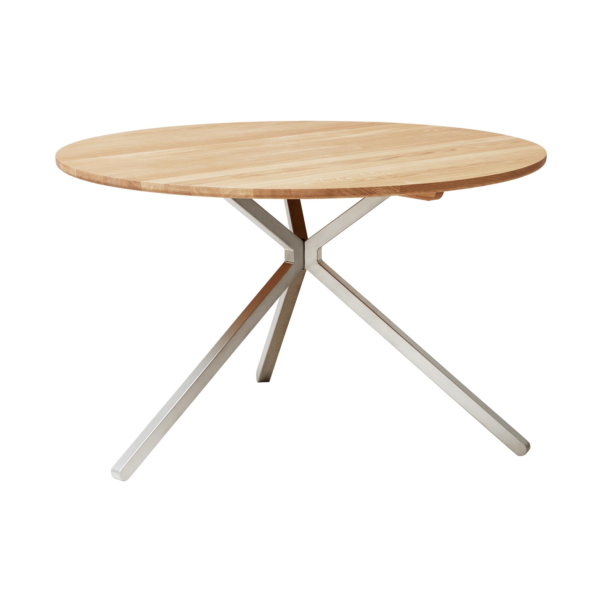 Form & Refine Frisbee Tafel Ø120 Witgeolied Eiken