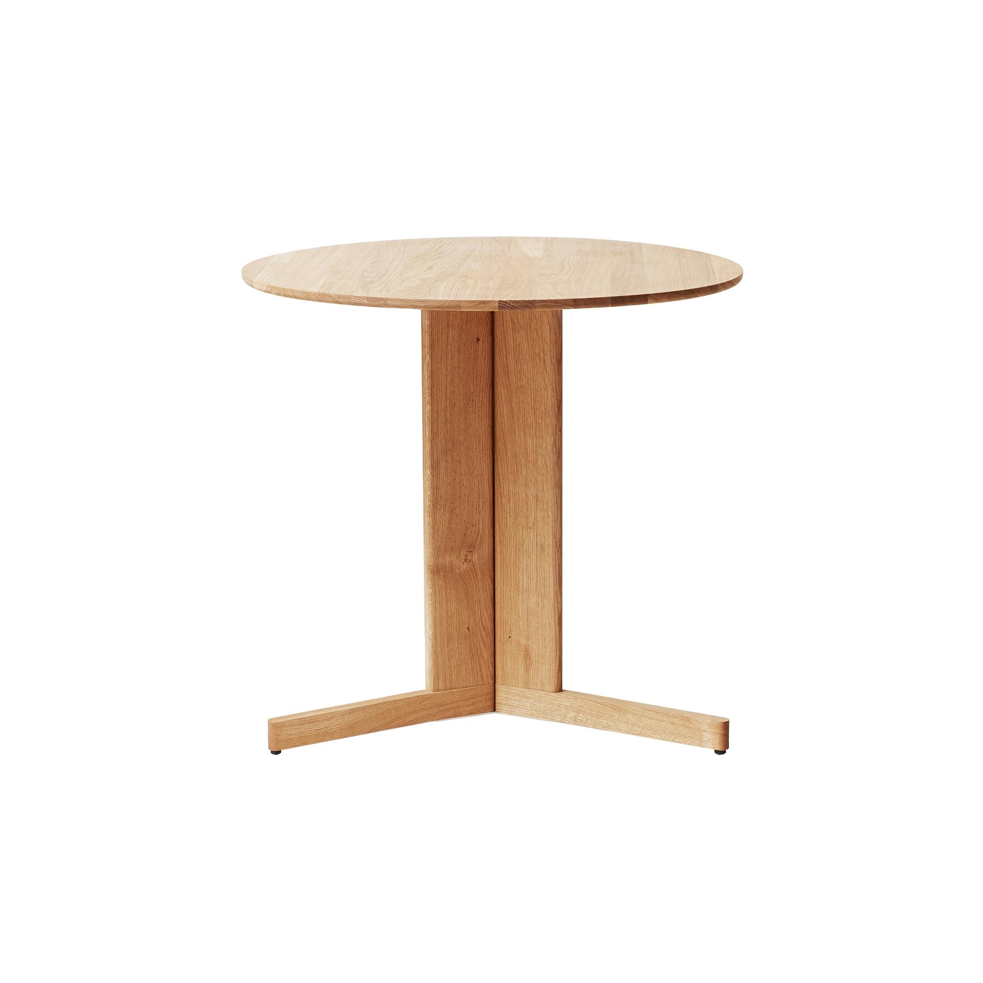 Form & Refine Trefoil Table Ø75 Chêne Blanc Huilé