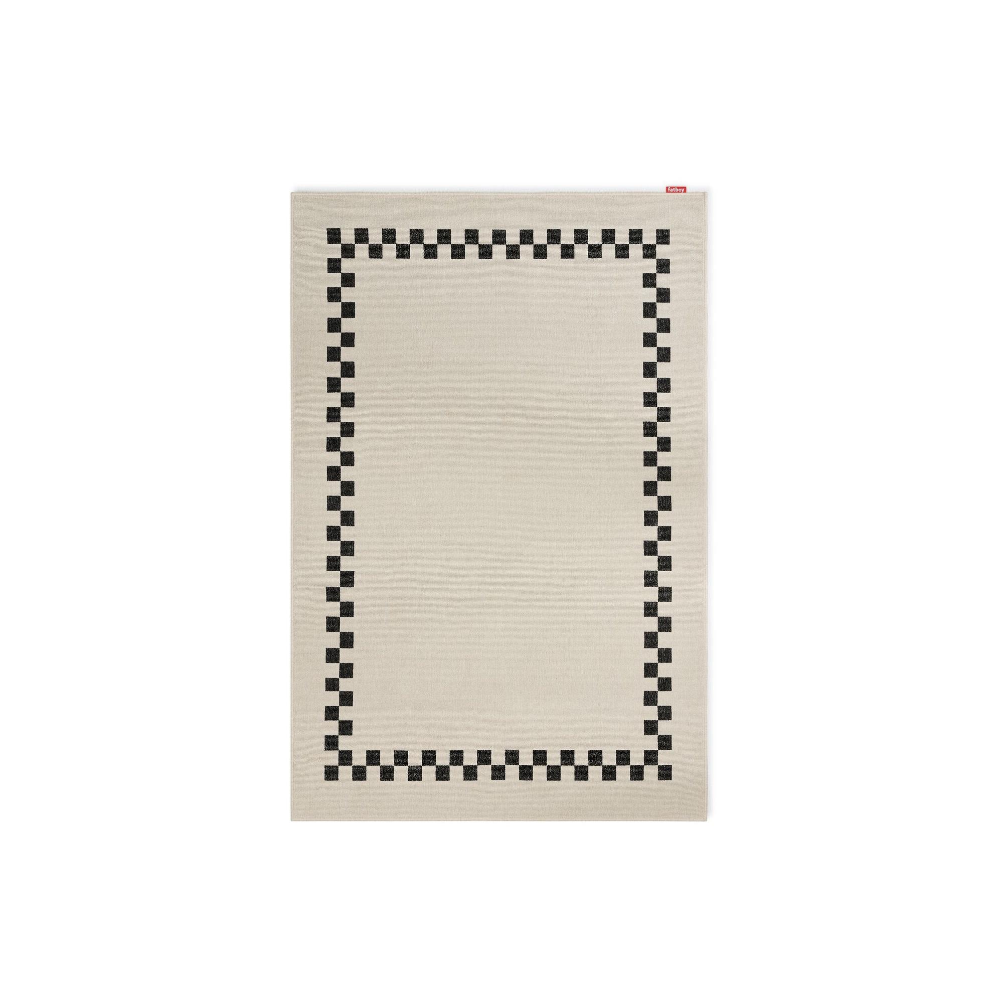 Dywan Fatboy Carpretty Petit Check 160x230 cm Antracyt/ Kremowy