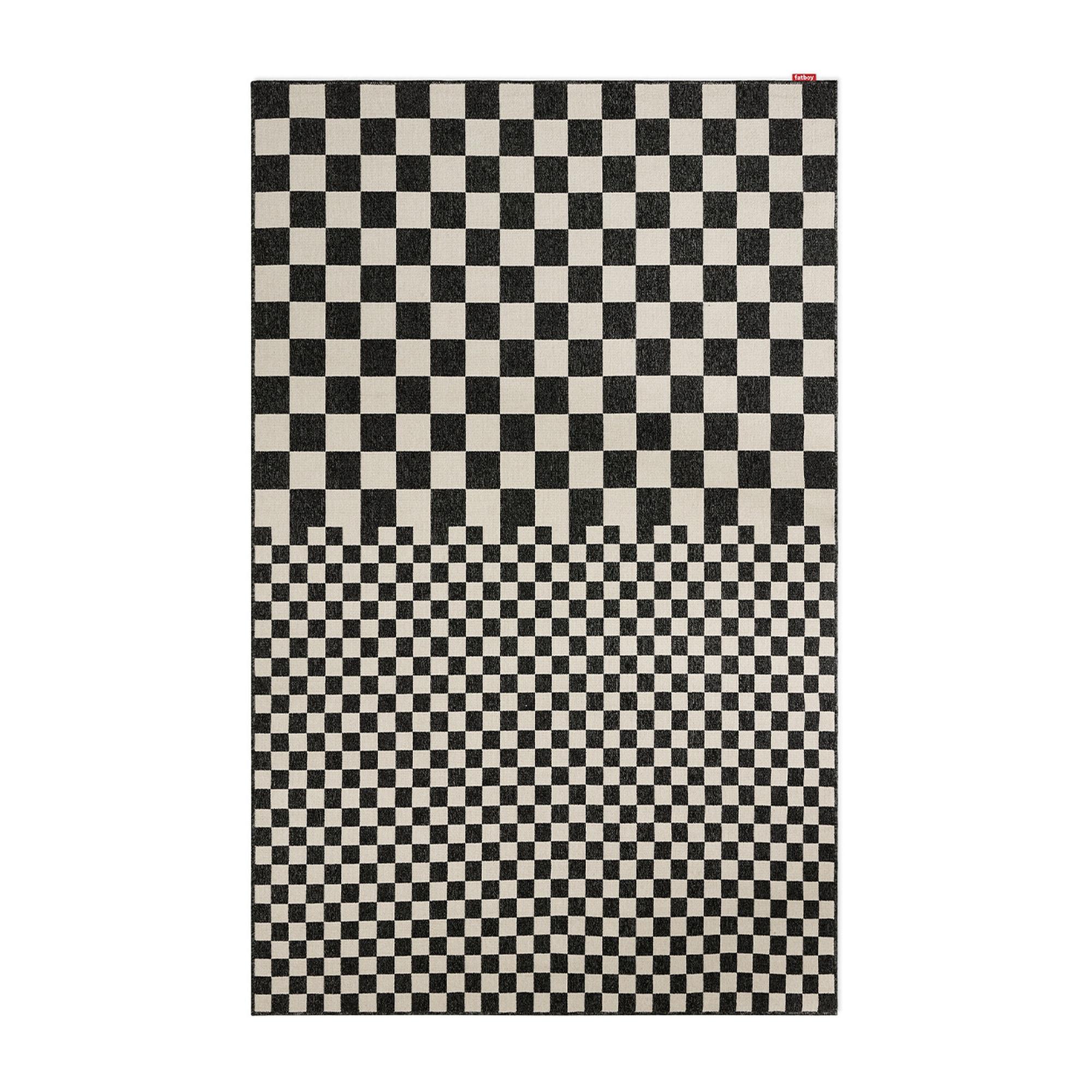 Fatboy Carpretty Grand Square Affair Teppich 200x302 cm Anthrazit/ Creme