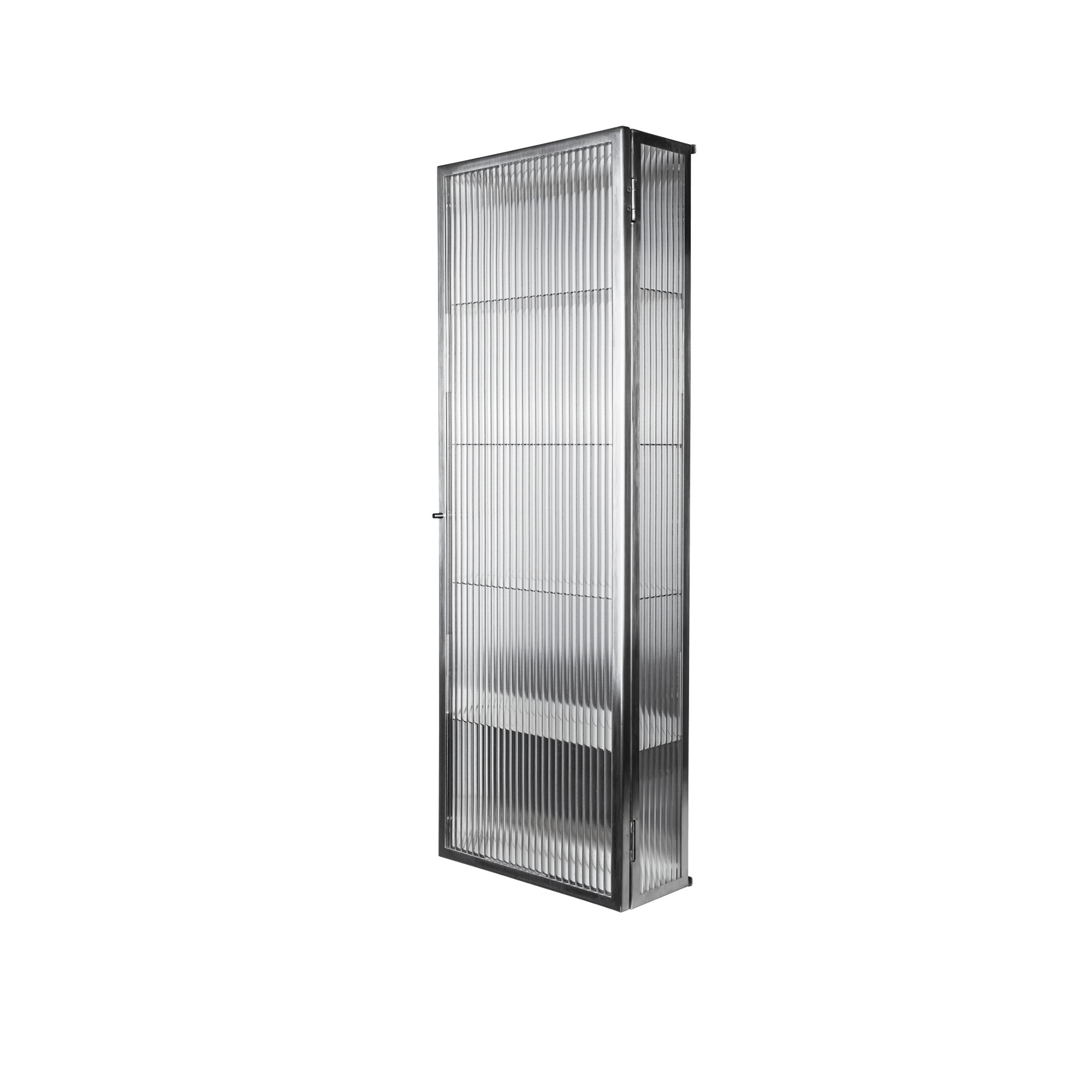 Ferm Living Haze Wall-Hung Cabinet 35x100 Stainless Steel
