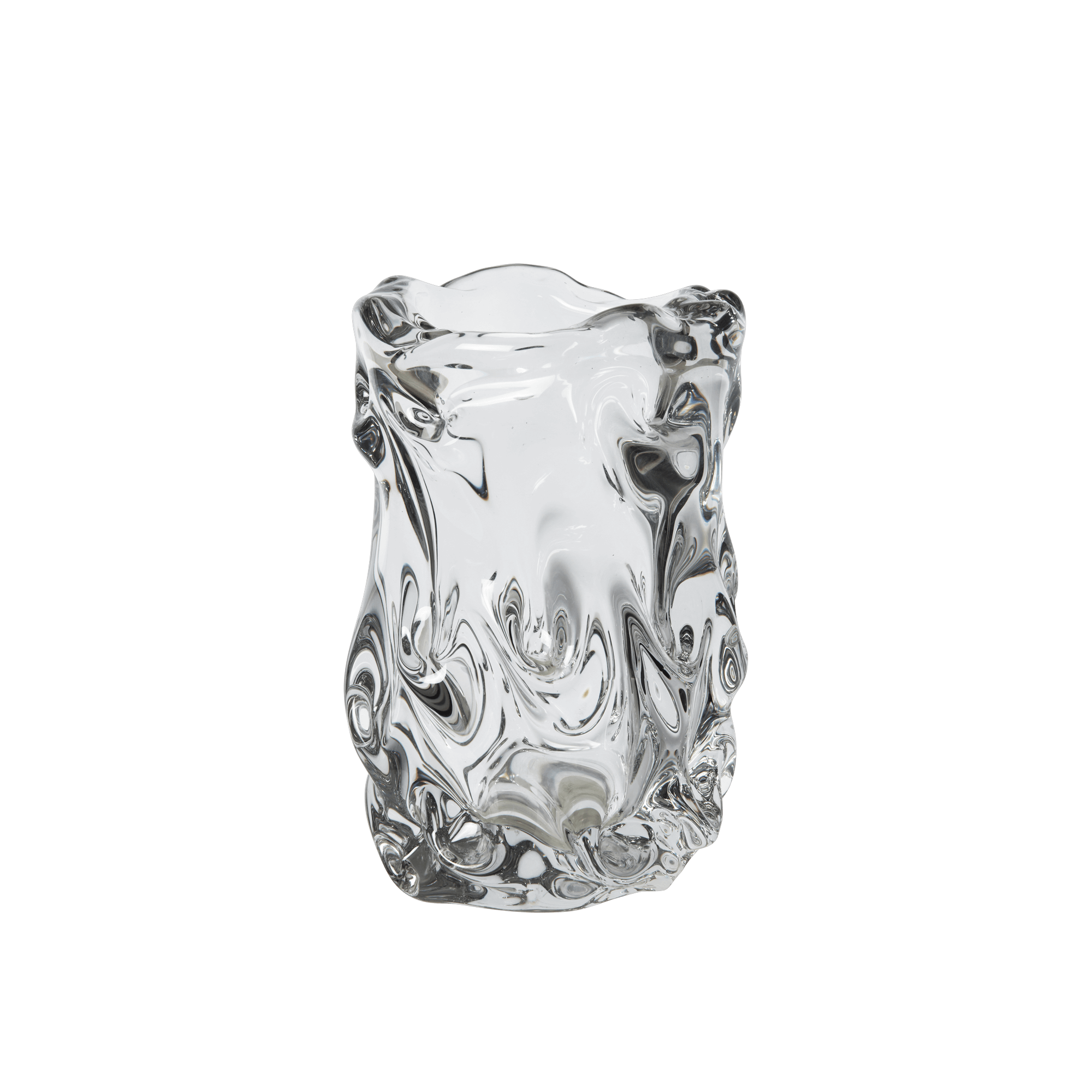 Jarrón Virelle H24 Transparente de Ferm Living