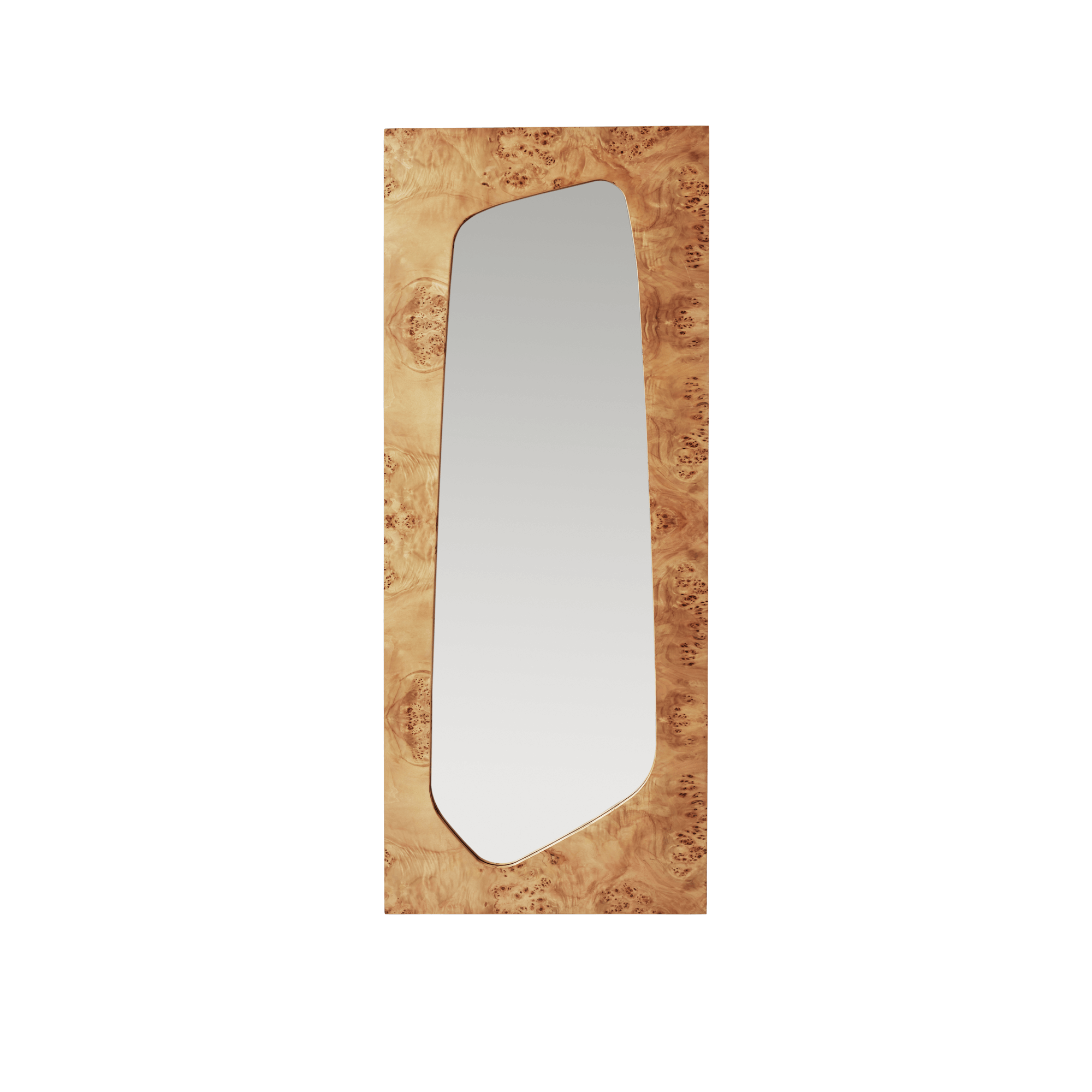 Espejo Ferm Living Folia H135 Madera de Raíz Natural