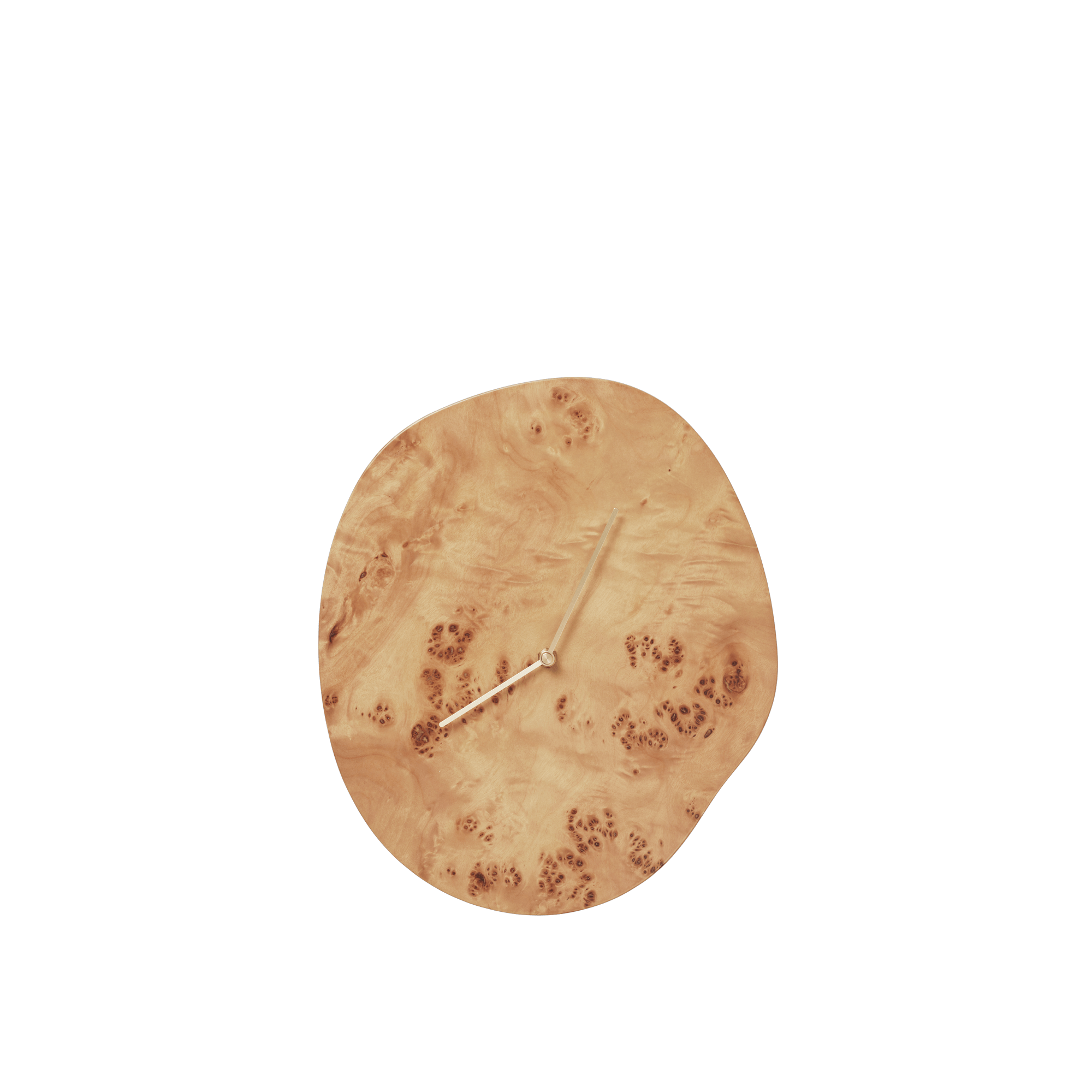 Reloj de pared Melt Ferm Living con árbol de raíz natural