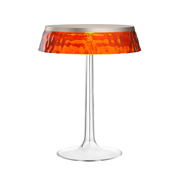 Flos Bon Jour Bordlampe Matt Bronse Kropp og Rav Skjerm