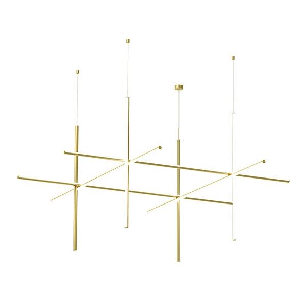Flos Coordenadas S4 - CLIII Lámpara Colgante Dorado