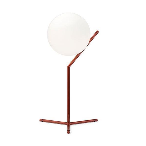 Flos IC T1 Høj Bordlampe Mørk Rød