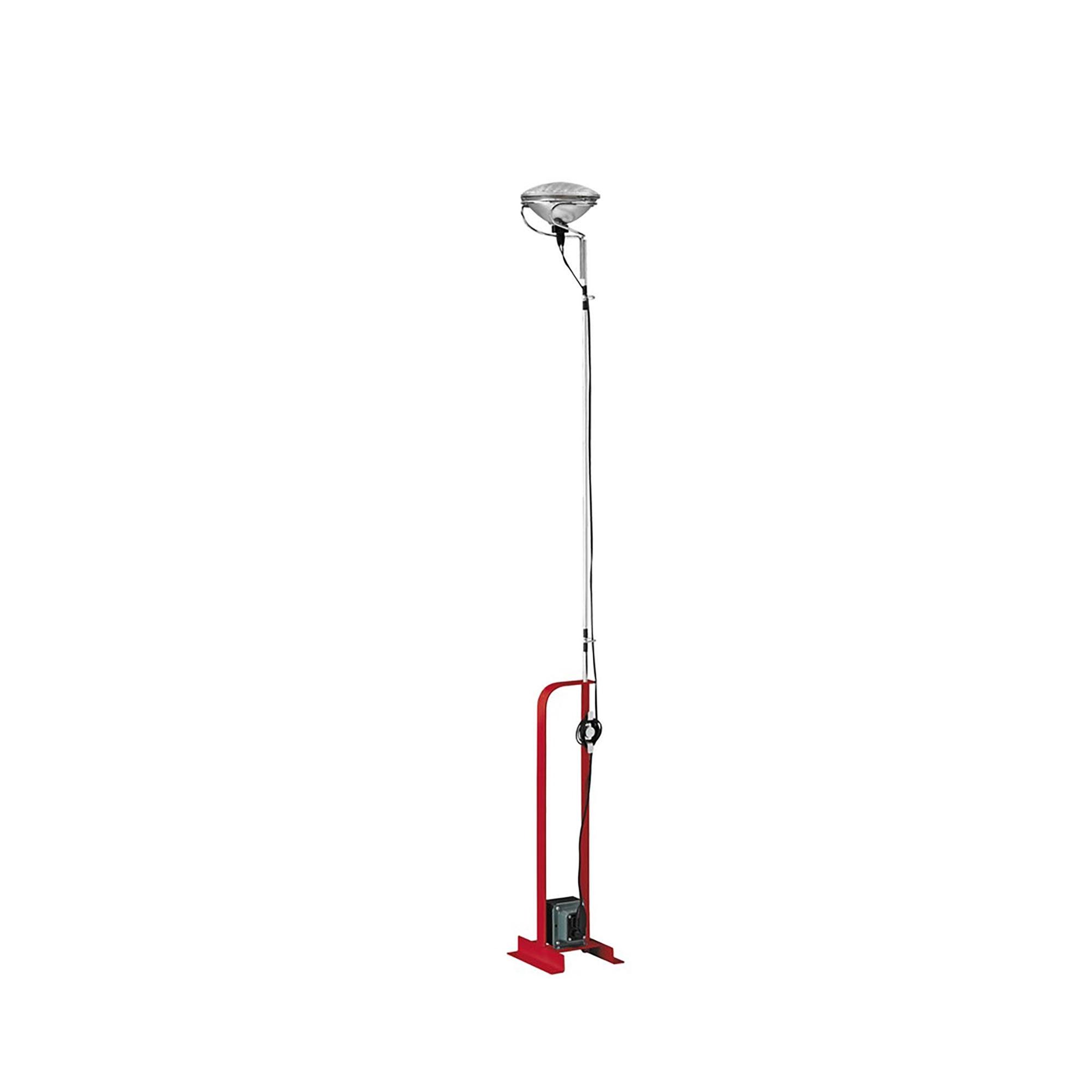 Flos Toio Lampada da Terra LED Rosso