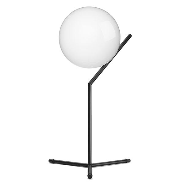 Flos IC T1 Table Lamp Matt Black Høj