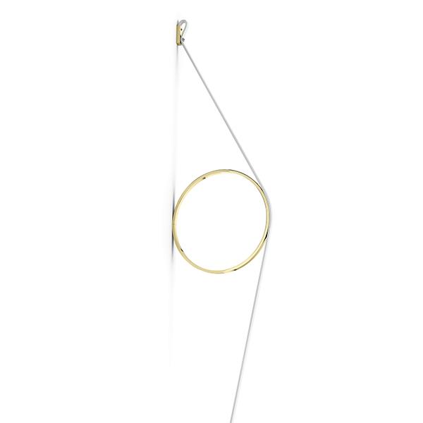 Flos Wirering Vegglampe Hvit/Gul