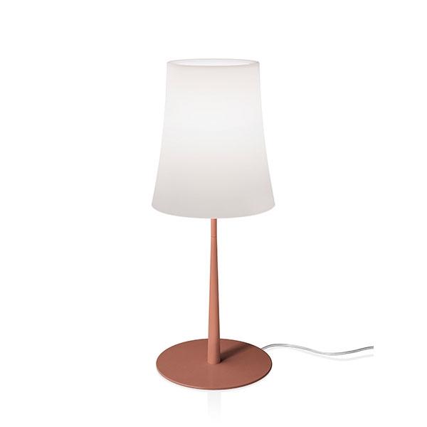 Foscarini Birdie Easy, Lámpara de Mesa Grande Rojo