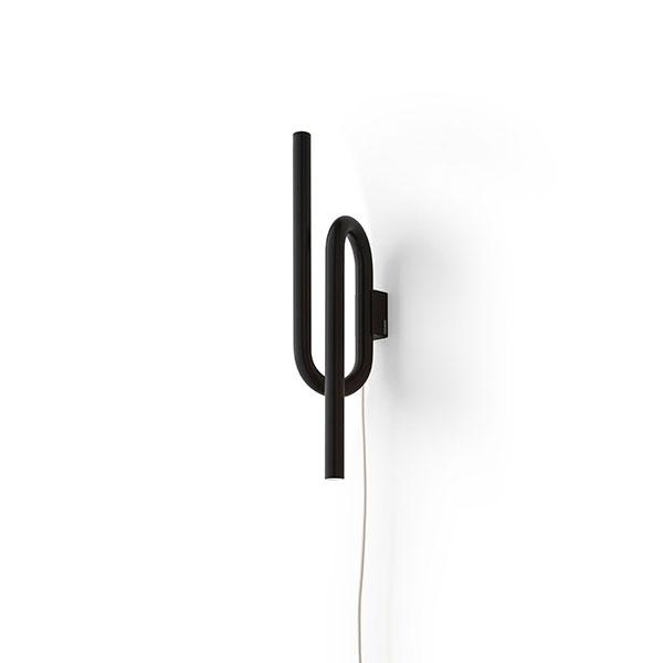 Foscarini Tobia Wall Lamp Black M. Cord