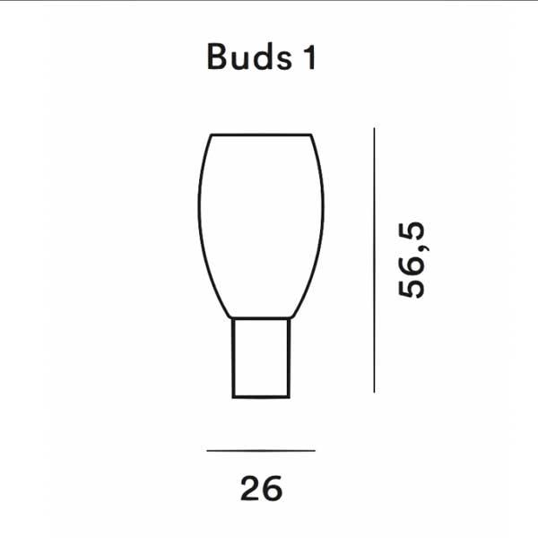 Foscarini Buds 1 Bordslampa Vit