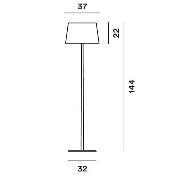 Foscarini Lumiere xxl Stregtegning