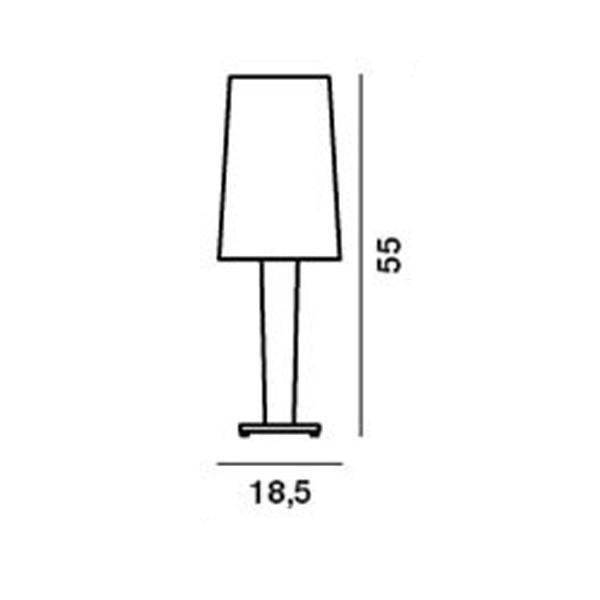 Foscarini Lite Bordslampa Grande Skiss