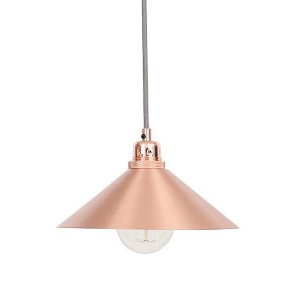 FRAMA Geometric Cone Pendant Copper Small