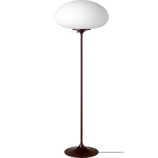 GUBI Stemlite Floor Lamp Small Black Red