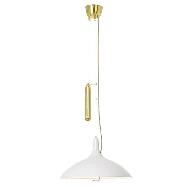 GUBI Tynell Collection A1965 Pendant White with Adjustable Height