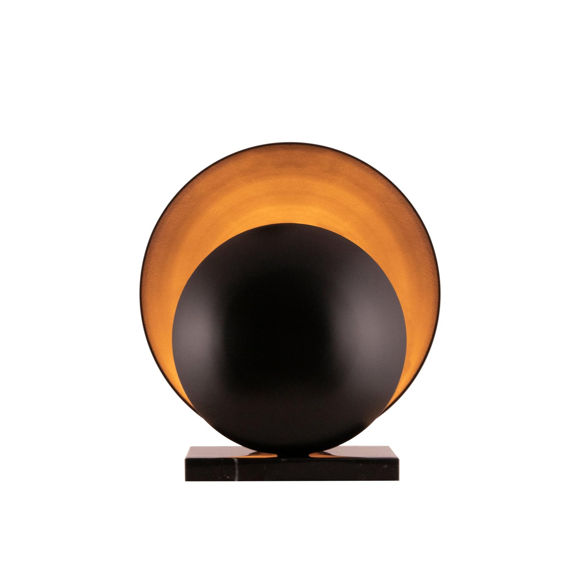 Globen Lighting Orbit Bordslampa Svart/ Svart Marmor