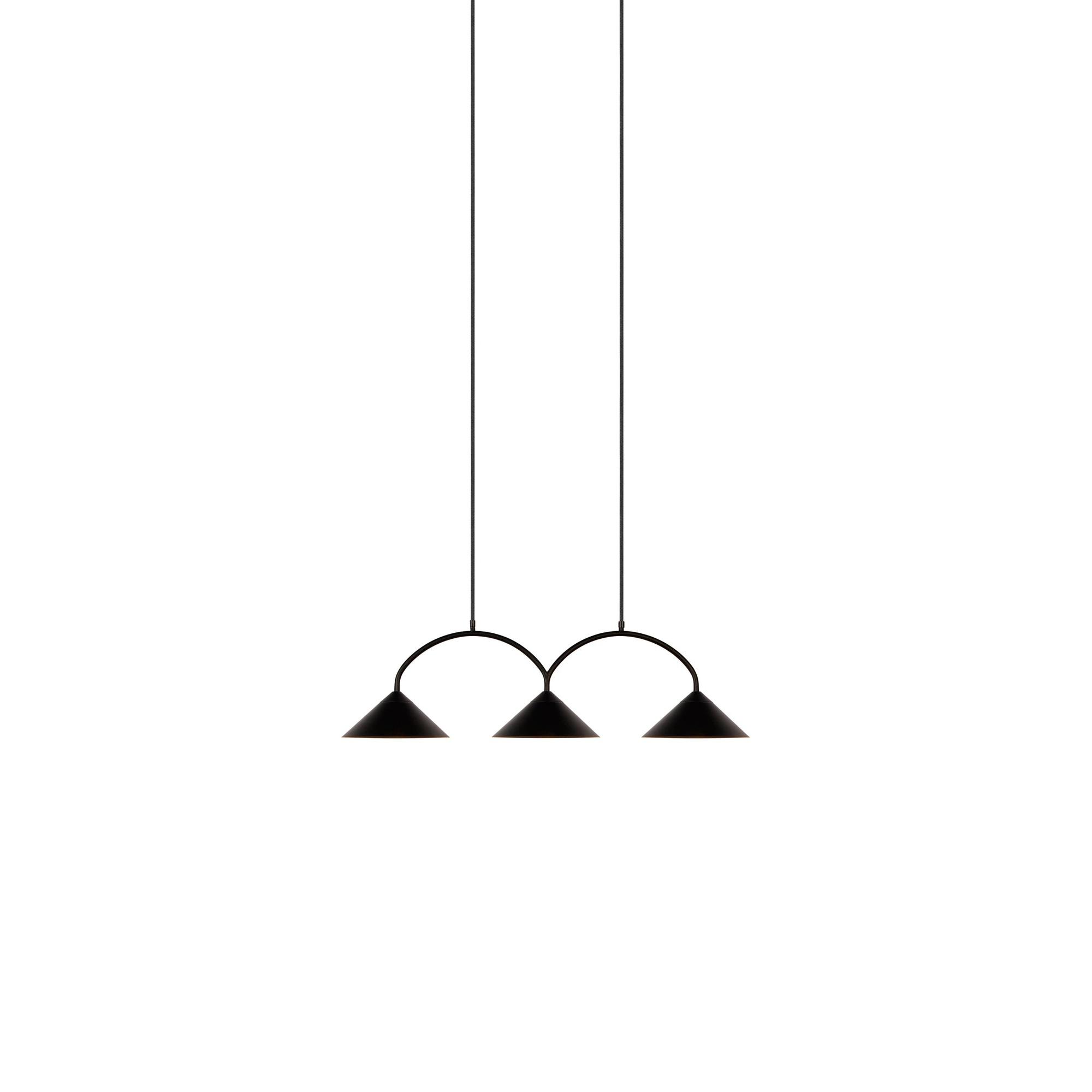 Globen Lighting Curve 3 Taklampa Svart