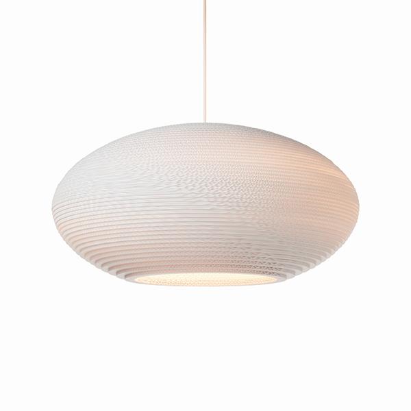 Graypants Scraplight Disc 24 Pendant Large White