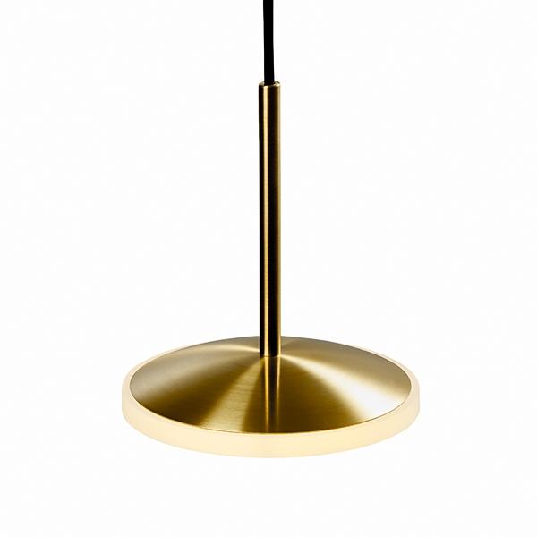 Graypants Chrona Dish 6 Horizontal Pendant Brass