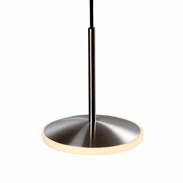 Graypants Chrona Dish 6 Horizontal Pendant Brushed Steel