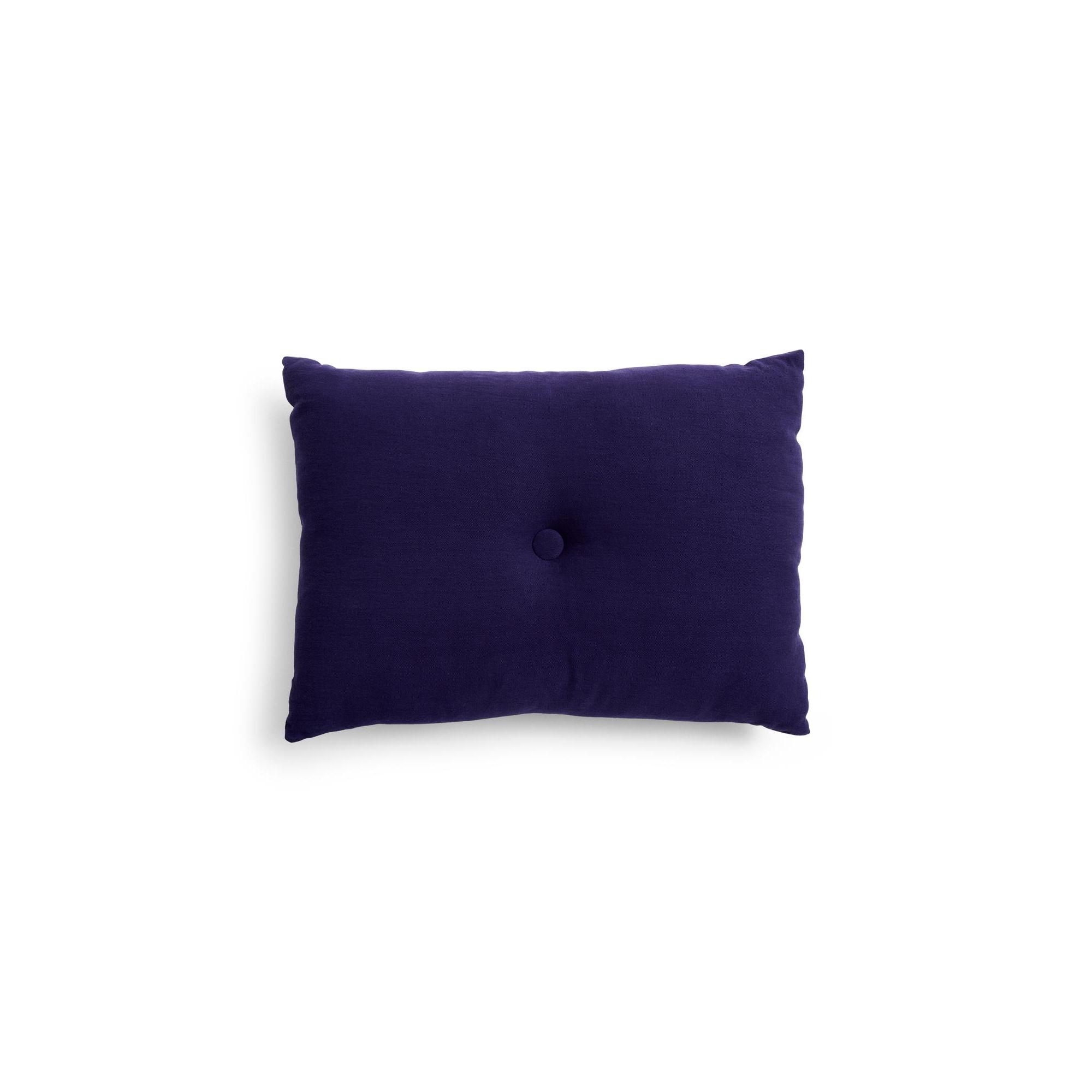 HAY Dot Linen Cushion 60x45 Dark Blue