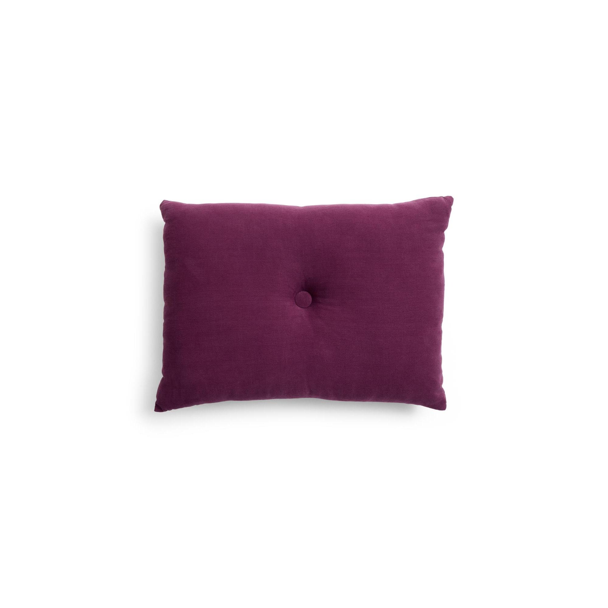 HAY Dot Linen Cushion 60x45 Burgundy