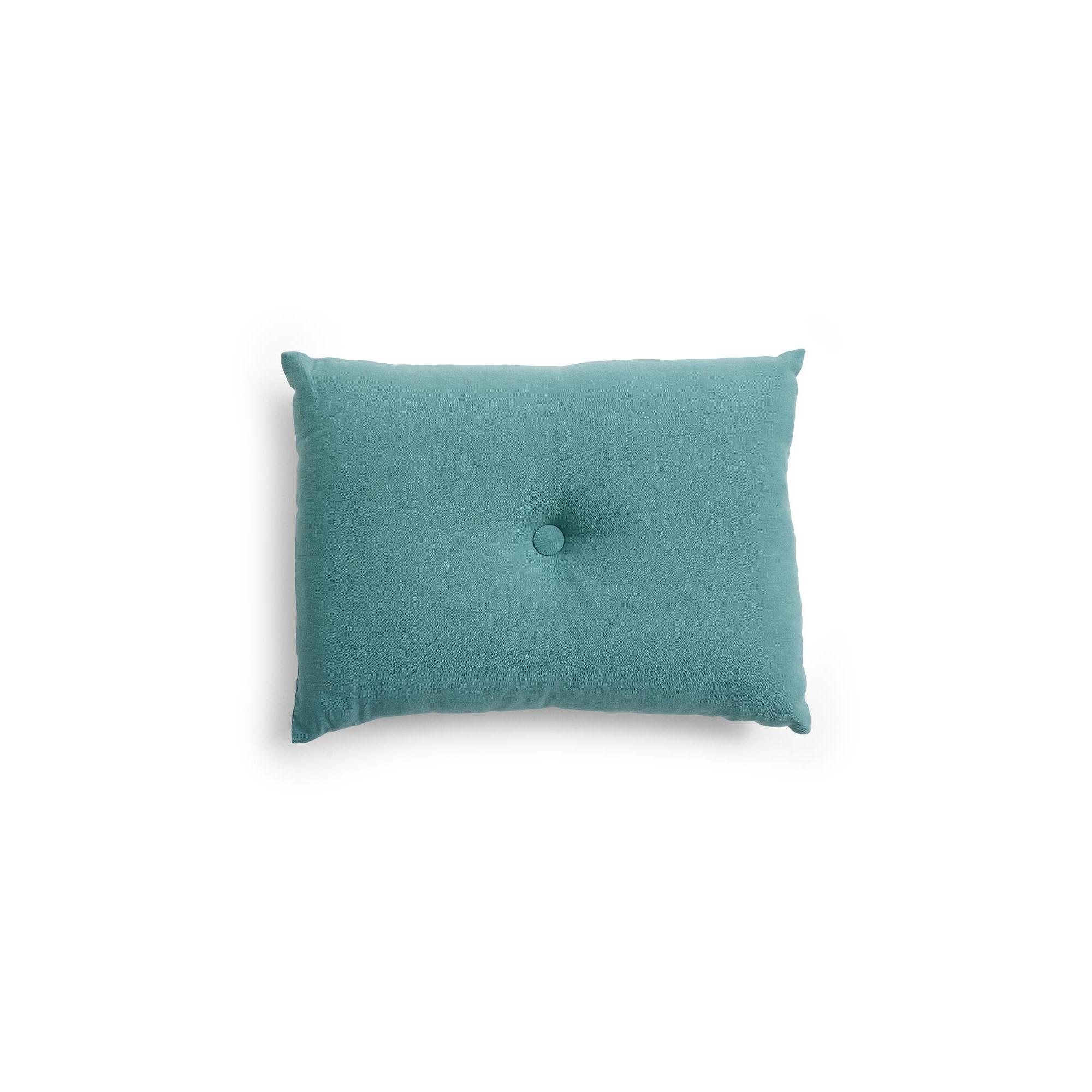 HAY Dot Linen Cushion 60x45 Petroleum