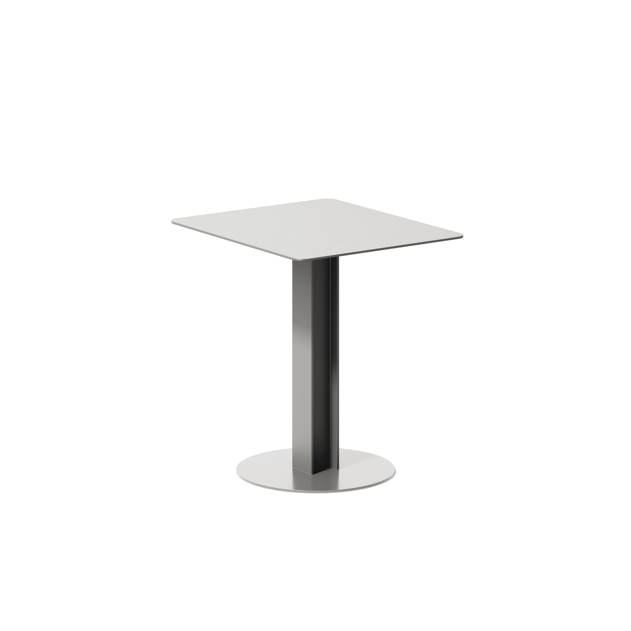 Plushalle HEB 03 Tuintafel H73xL70 Metallic Grijs