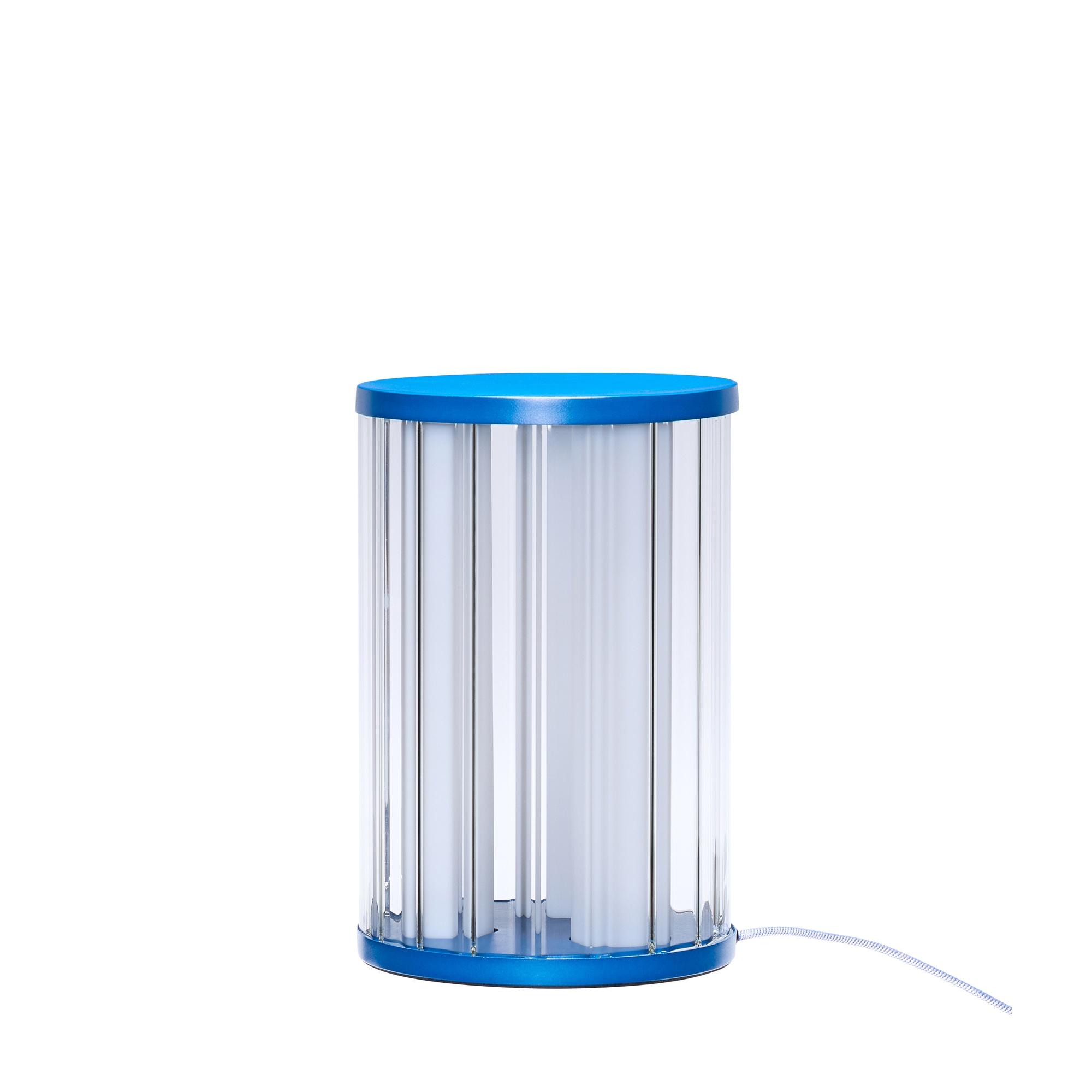 Lampa stołowa Hübsch Aru Niebieski