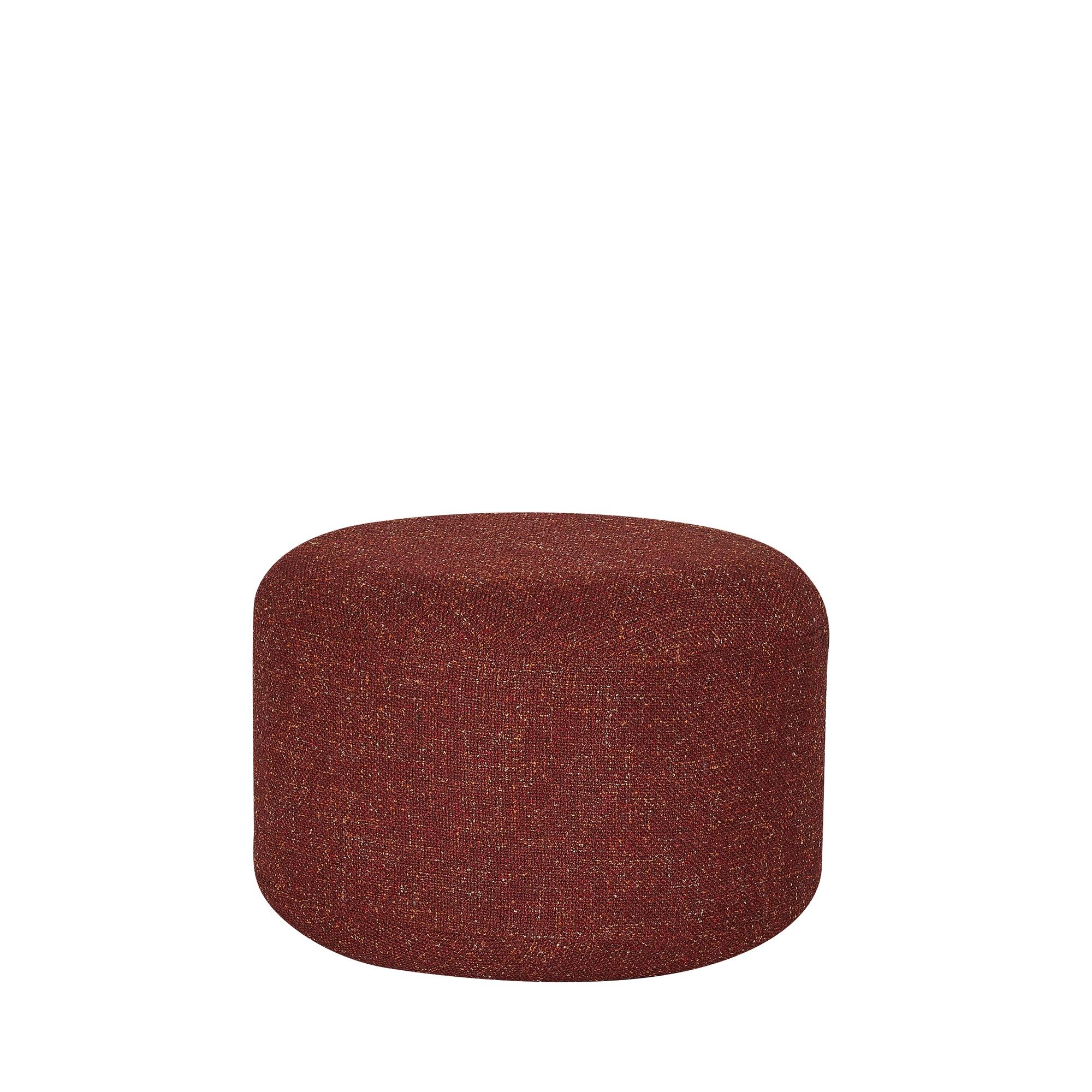 Hübsch Marshmellow Pouf Piccolo Rosso