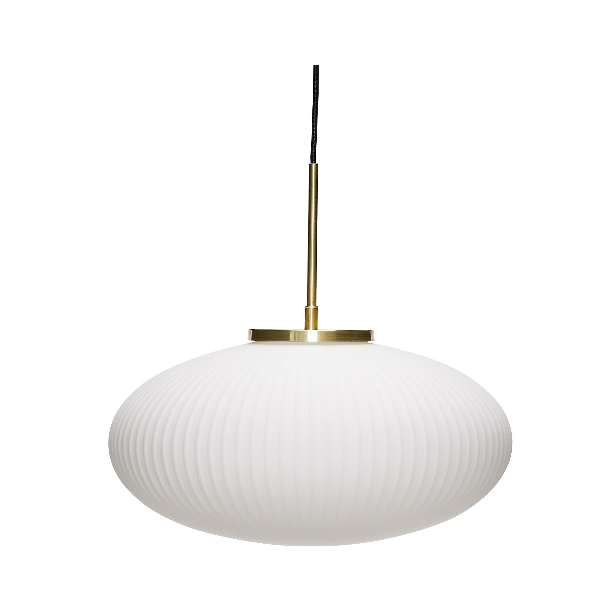 Hübsch Serene Pendant Ellipse White