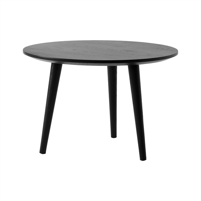 &Tradition In Between SK14 Salontafel Zwart Gelakt Eiken Ø60 cm
