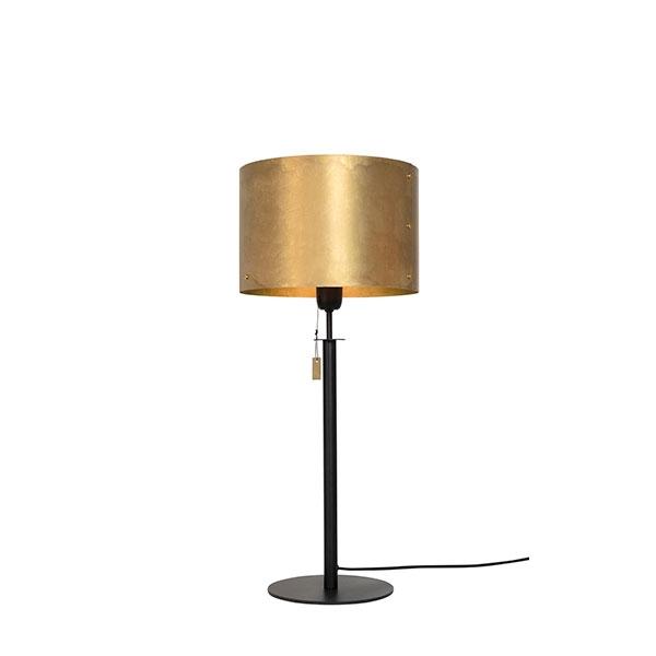 Konsthantverk Svep Bordlampe Sort/ Messing