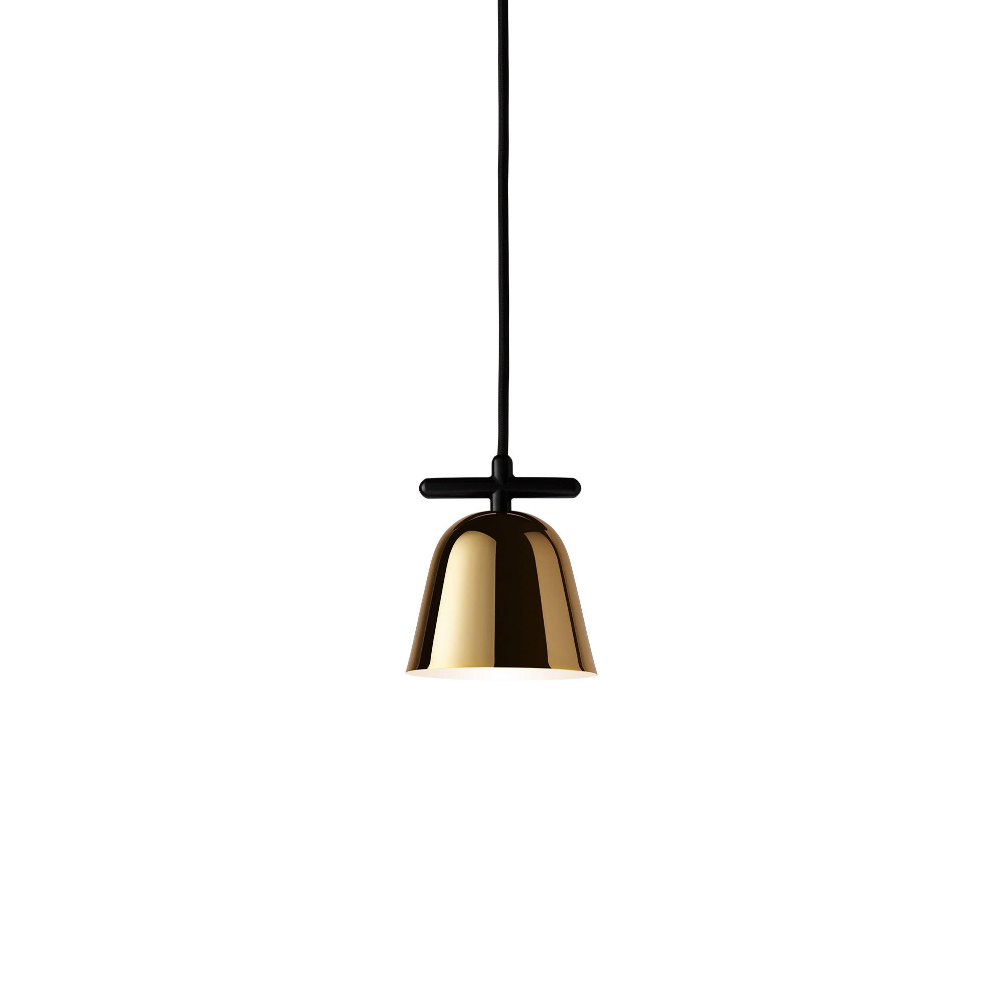 Parachilna Lighto T PE Pendant Matt Black/ Golden Glossy