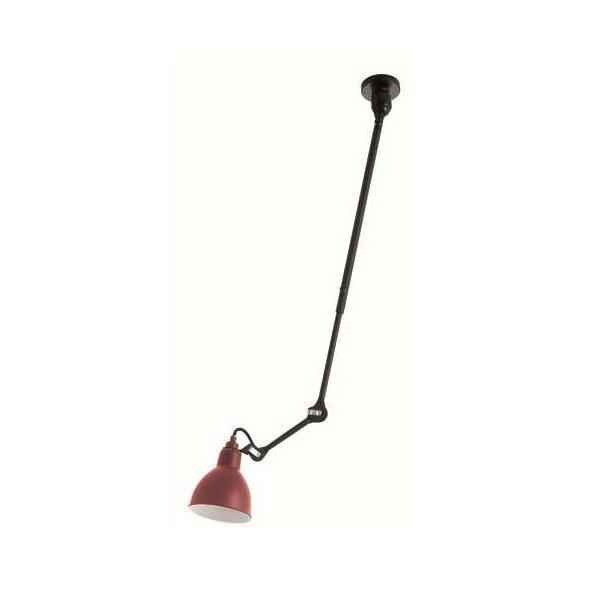 Lampe Gras N302 Lampa Sufitowa Czarna Matowa i Czerwona Matowa